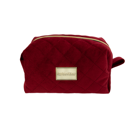 Velvet Make up Bag I CARMINE
