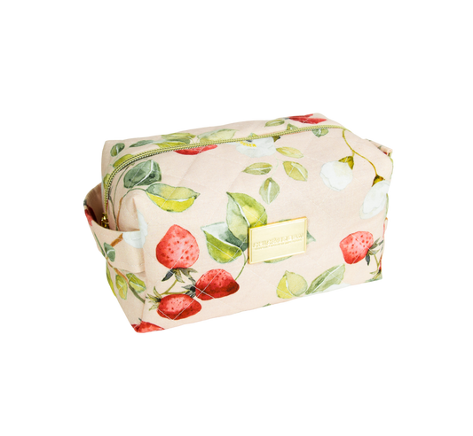 Cotton Makeup bag I BLOOM BERRY